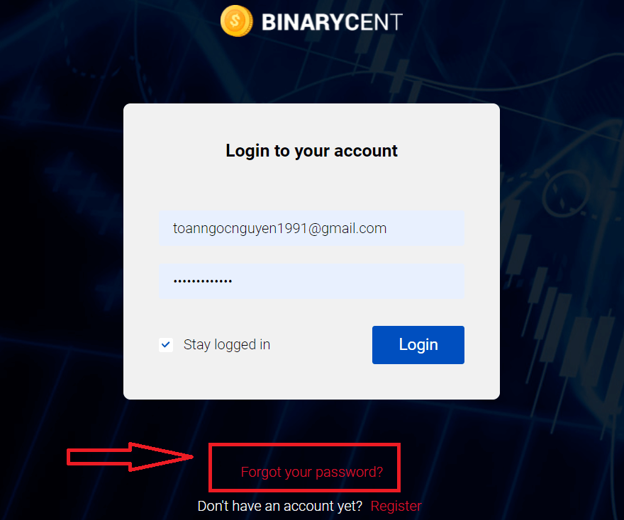 Cómo iniciar sesión y depositar dinero en Binarycent