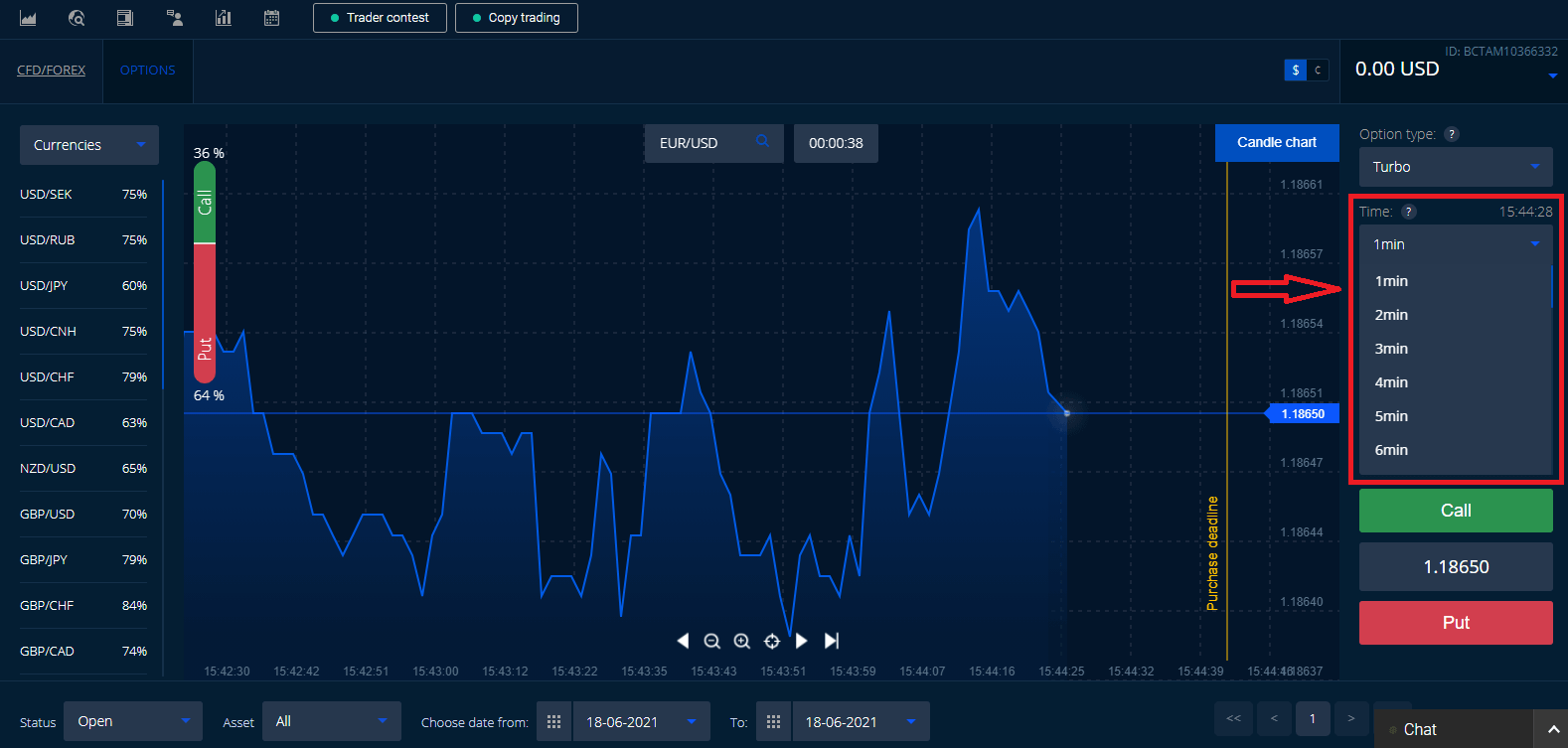 Cómo operar con opciones binarias en Binarycent Cómo operar con opciones binarias en Binarycent